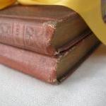 Vintage Red Books Set Of 2