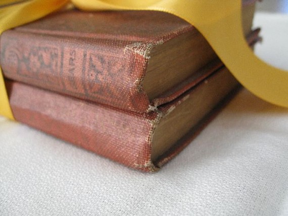 Vintage Red Books Set of 2